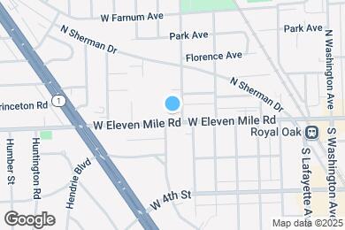 Map image of the property - 932 W 11 Mile Rd