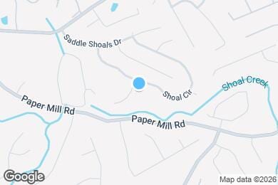 Map image of the property - 414 Saddle Shoal Trl