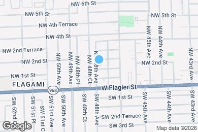 Map image of the property - 4789 NW 1st St