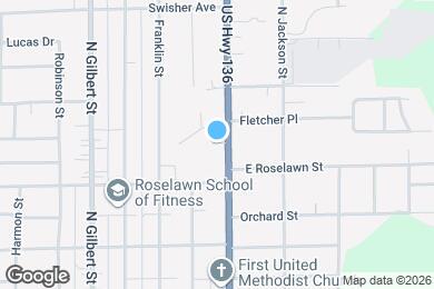 Map image of the property - 1616 N Vermilion St