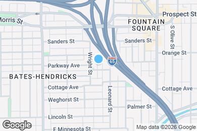 Map image of the property - 818 Parkway Ave
