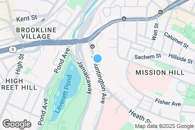 Map image of the property - 62 S Huntington Ave
