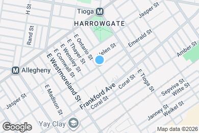 Map image of the property - 3400 Emerald St