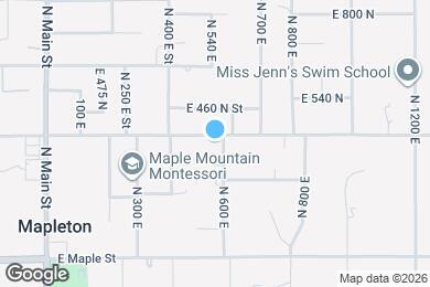 Map image of the property - 395 N 600 E