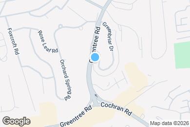 Map image of the property - 135 Greenbriar Dr
