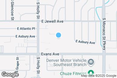 Map image of the property - 2028 S Holly St