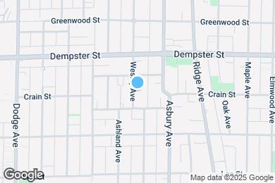 Map image of the property - 1155 Wesley Ave
