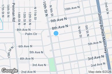 Map image of the property - 914 7th Ave N
