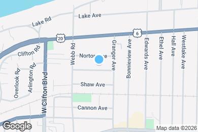 Map image of the property - 17430 Woodford Ave