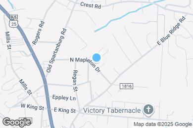 Map image of the property - 123 N Mapleton Dr