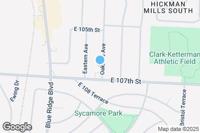 Map image of the property - 10614 Oakland Ave