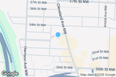 Map image of the property - 1734 Mt Vernon Blvd NW