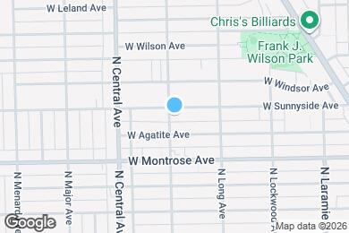 Map image of the property - 5455 W Sunnyside Ave