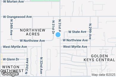 Map image of the property - 7226 N 31st Ave