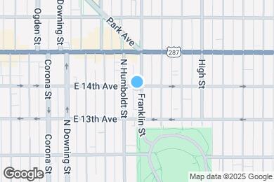 Map image of the property - 1373 N Franklin St