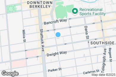 Map image of the property - 2204 Channing Way