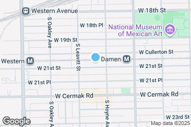 Map image of the property - 2122 W 21st St
