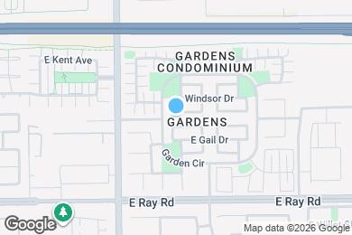 Map image of the property - 4125 E Baylor Ln