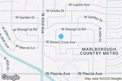 Map image of the property - 4132 W Desert Cove Ave