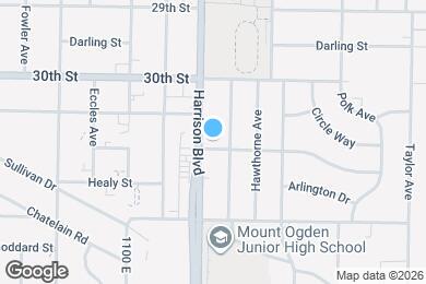 Map image of the property - 1212 31st St