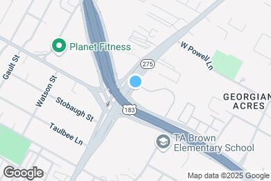 Map image of the property - Oaks On Lamar