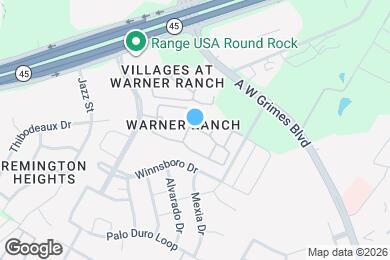 Map image of the property - 1801 Warner Ranch Dr