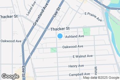 Map image of the property - 1409 Ashland Ave