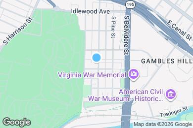 Map image of the property - 526 S Laurel St