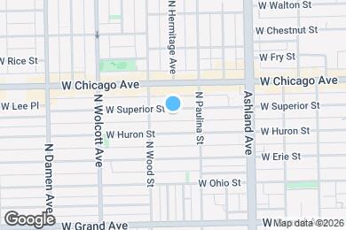 Map image of the property - 1733 W Superior St