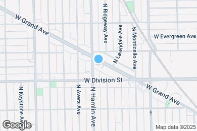 Map image of the property - 3725-3729 W Grand Ave