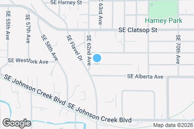 Map image of the property - 6213-6217 SE Fern Ave