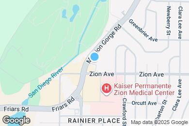 Map image of the property - 6665 Mission Gorge Rd