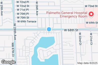 Map image of the property - 2555 W 67th Pl