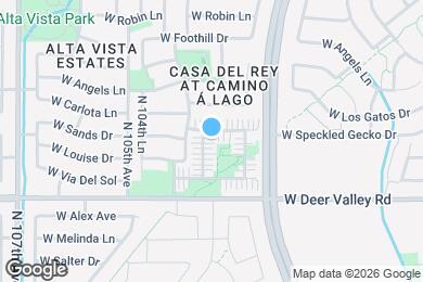 Map image of the property - 22075 N 103rd Ln