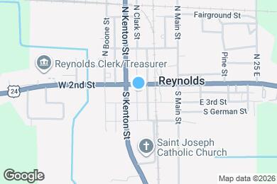 Map image of the property - 206 S Washington St