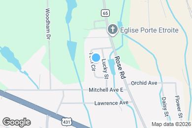 Map image of the property - 1114 Terry Cir
