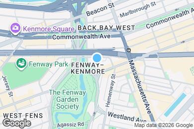 Map image of the property - 1109 Boylston St