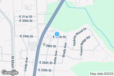 Map image of the property - Room in House on E 29th St