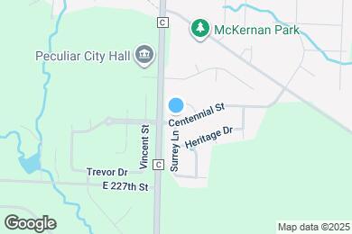 Map image of the property - 11602 Centennial St
