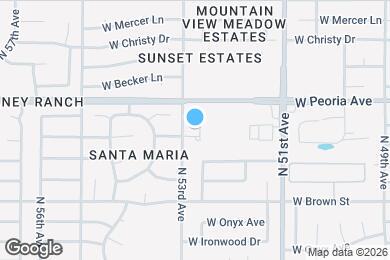 Map image of the property - 5230 W Cochise Dr