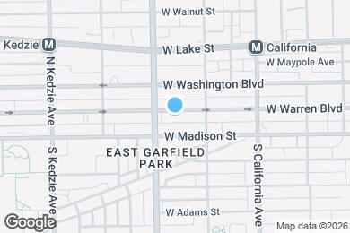 Map image of the property - 2939 W Warren Blvd