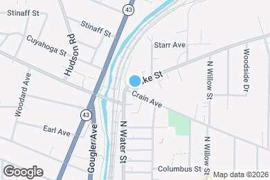 Map image of the property - 115 Crain Ave