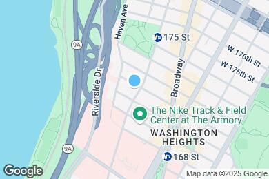 Map image of the property - 255 Fort Washington Ave
