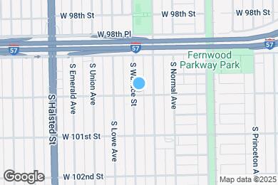 Map image of the property - 9959 S Wallace St