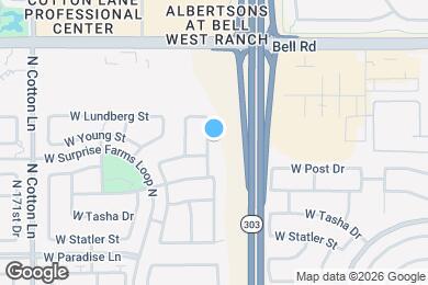Map image of the property - 16613 N 168th Ave