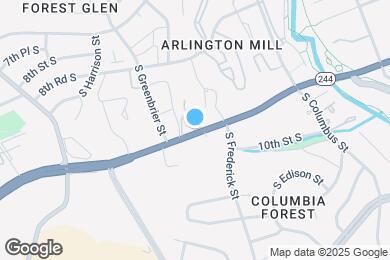 Map image of the property - 5353 Columbia Pike