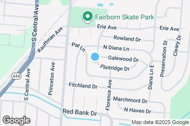 Map image of the property - 709 Flintridge Dr