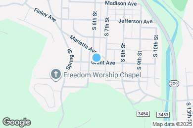 Map image of the property - 610 Grant Ave