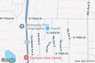Map image of the property - 306 S 193rd St