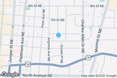 Map image of the property - 336 5th St NE